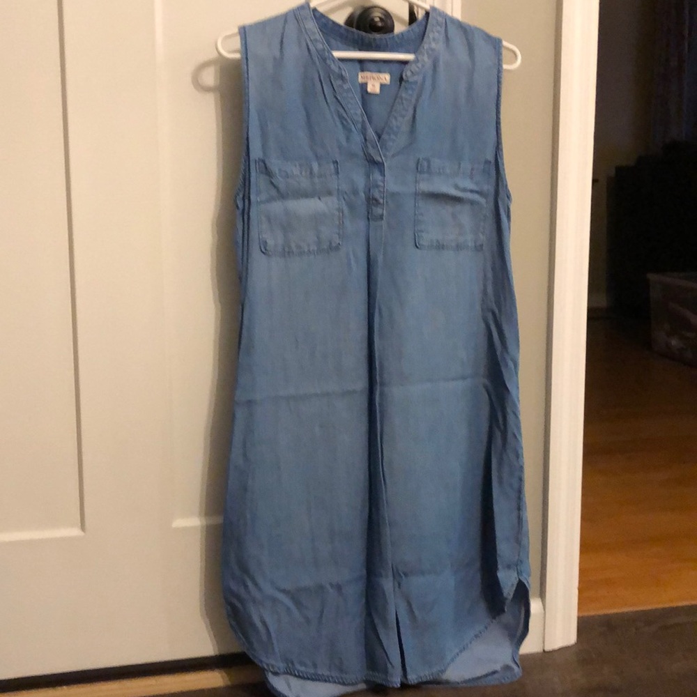 Blue jean casual dress